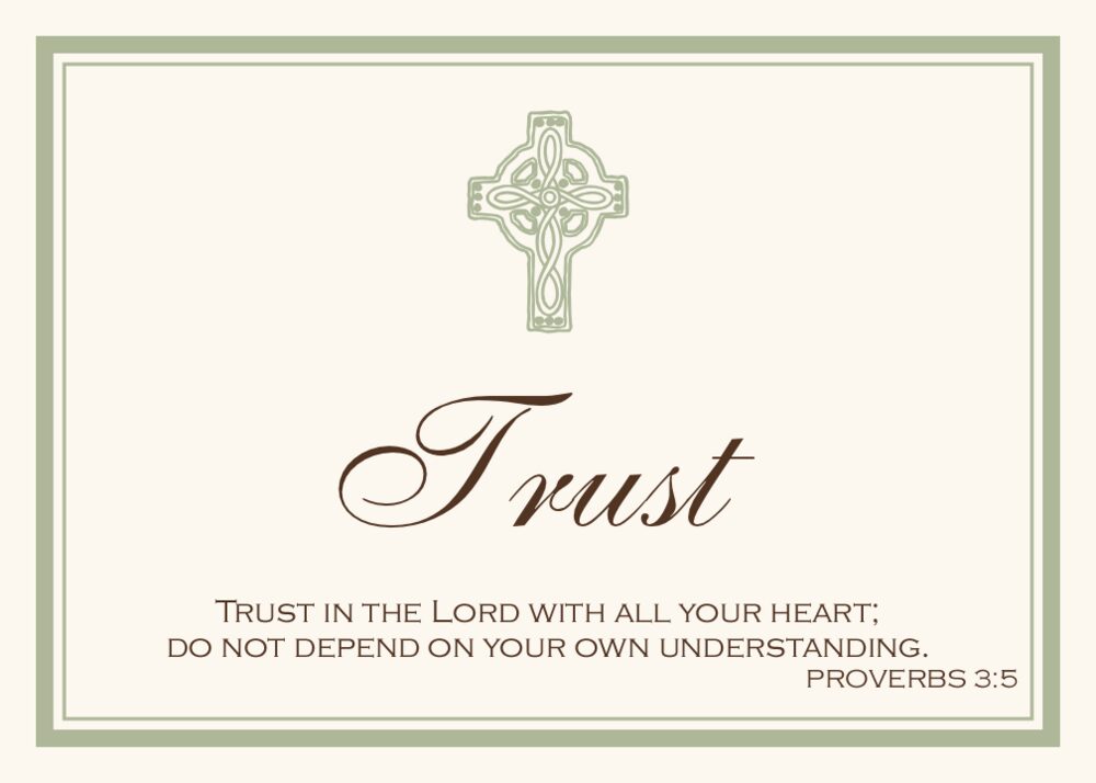 Crosses and Bible Verse  Memorabilia Cards