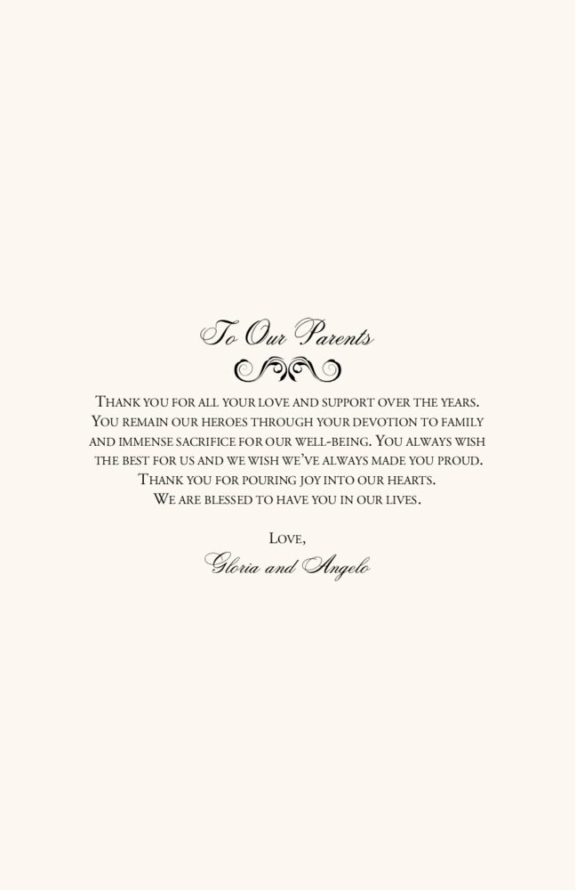 Curly Sue  Wedding Programs