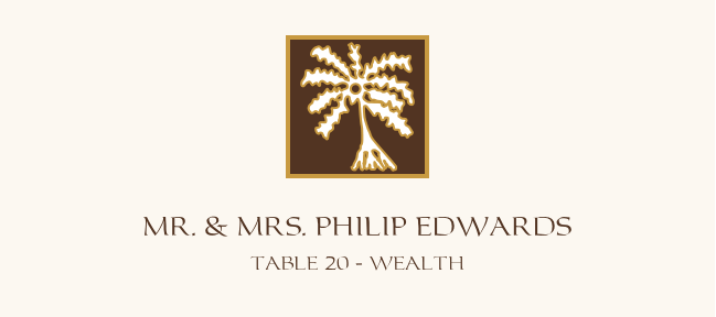 Adinkra Square  Place Cards