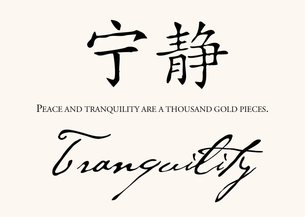 Chinese Proverbs  Table Names