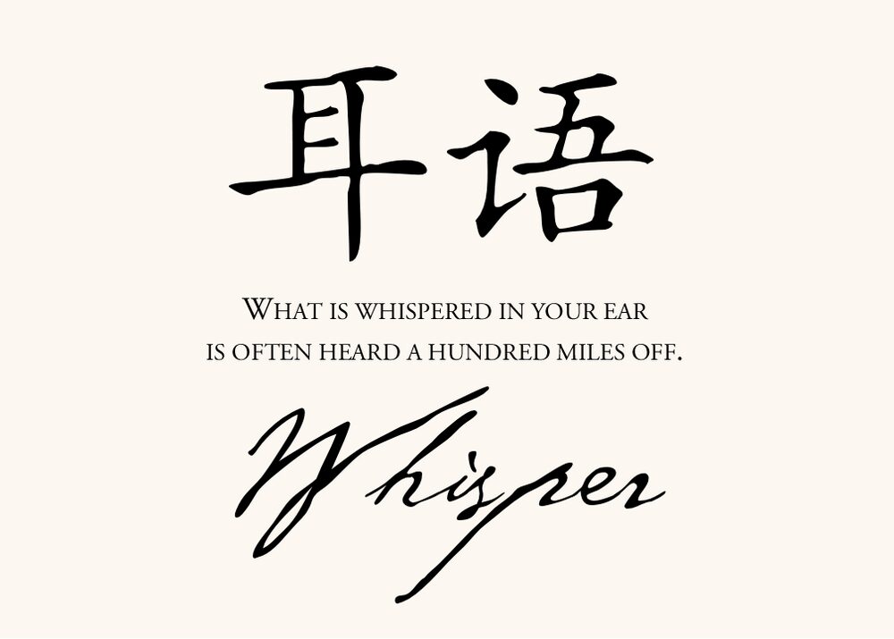 Chinese Proverbs  Table Names
