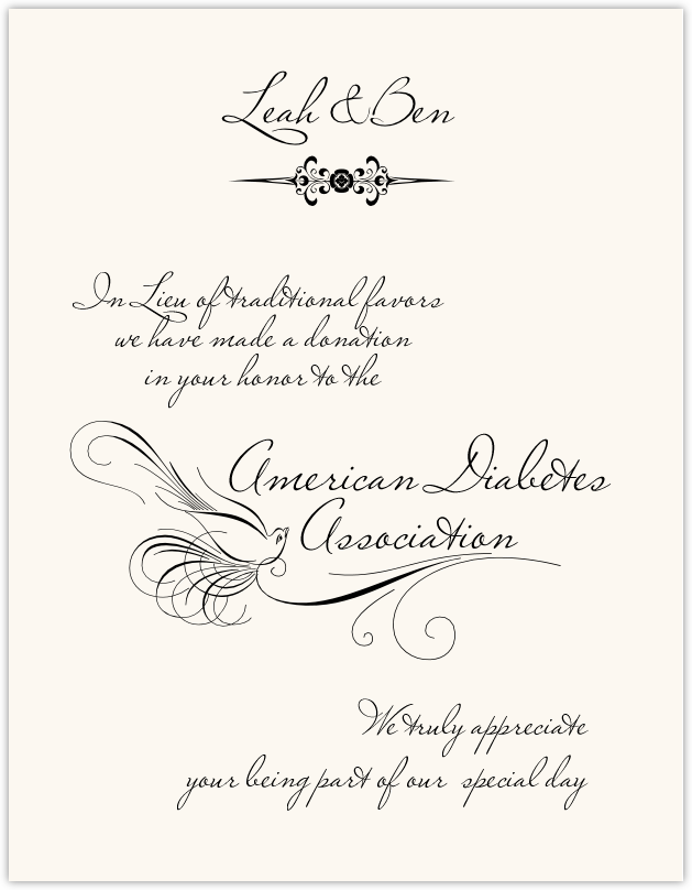 Miss LeGatees Correspondence  Donation Cards