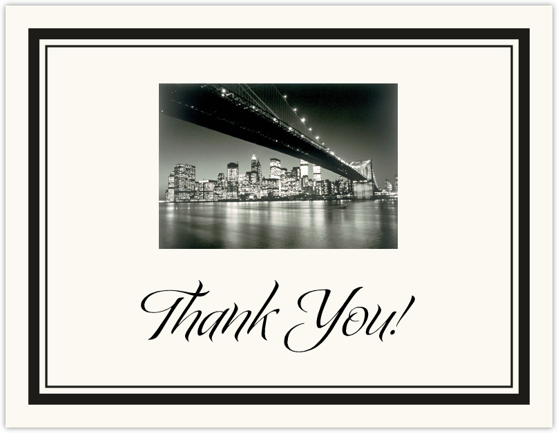 Going Downtown  Thank You Notes