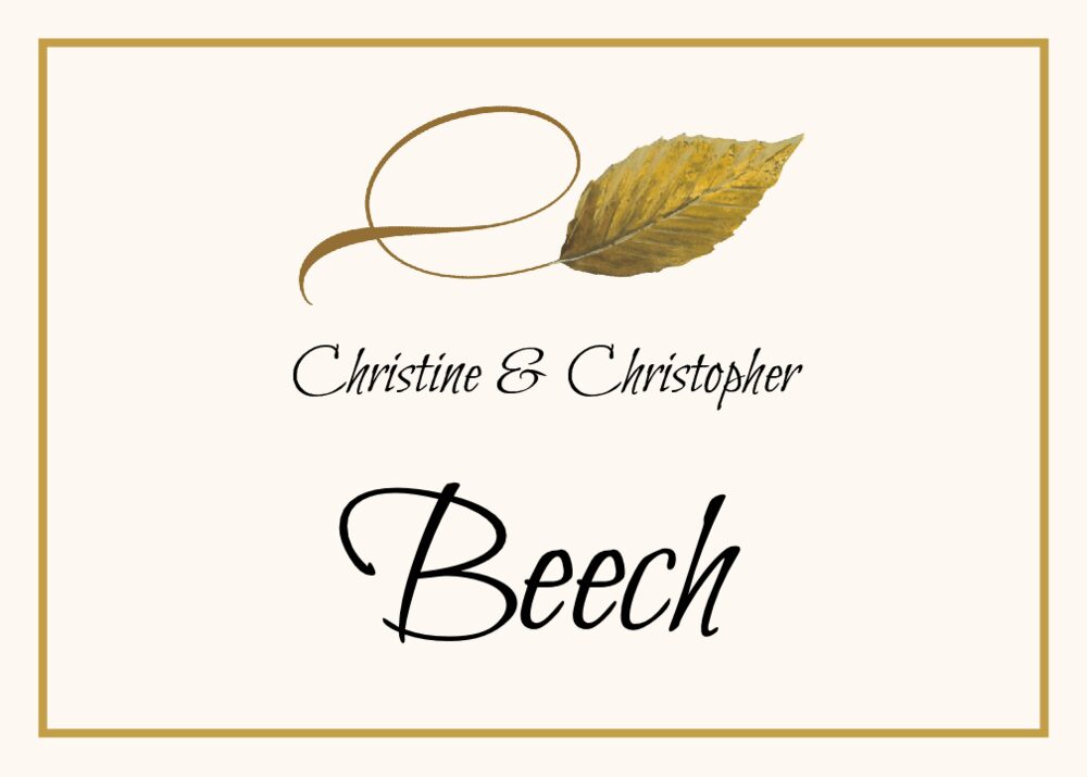 Twisty Leaves  Table Names