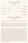 Celtic Leaf and Watermark Greek Orthodox Wedding Program Template ...