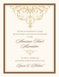 Abbey Cocktail Top Donation Card Donation Cards