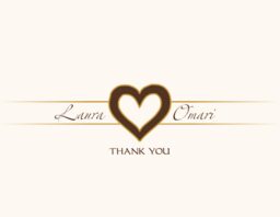 Akoma Adinkra Symbol Thank You Notes