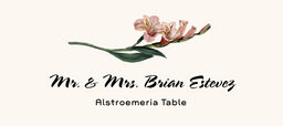 Alstroemeria Place Cards