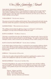 Ananda Tree  Wedding Programs