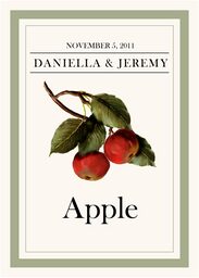 Fruit, Vegetables, Nuts & Grains  Table Names