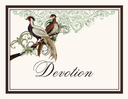 Asian Peace Birds  Table Names