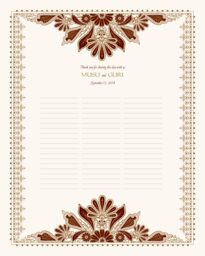Ananda Inspired Wedding Certificates