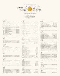 Yellow Aspen Leaves Seating Charts