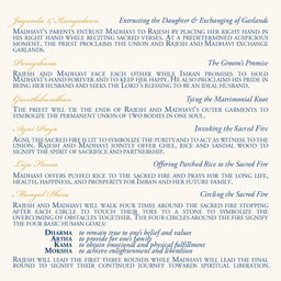 Aum Watermark Wedding Programs
