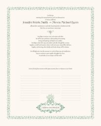 Bailey's Celtic Monogram Wedding Certificates