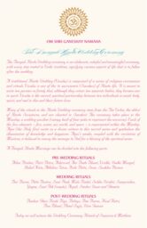 Paisley and Peacocks  Wedding Programs