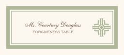 Christian Crosses  Place Cards