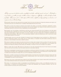 Dharma Wheel Wedding Certificates