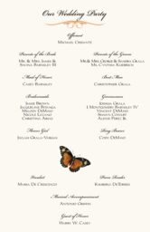 Butterfly Wishes Wedding Programs