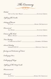 Butterfly Wishes Wedding Programs