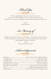 Butterfly Wishes Wedding Programs