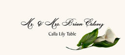 Calla Lily Place Cards