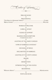 Calla Lily Swirl 02 Wedding Programs