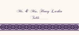 Celtic Band Border Place Cards