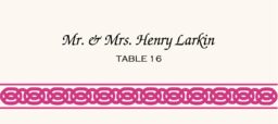 Celtic Band Border Place Cards