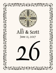 Celtic Cross 07 Table Numbers