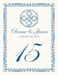 Celtic Cross 08 Table Numbers