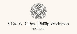 Celtic Knot Assortment  Place Cards