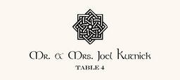 Celtic Knot Assortment  Place Cards