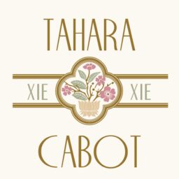 Cherry Blossom Seal Chinese Monogram  Favor Tags