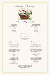 Christening Photo with Poems Seating Chart  Wedding Certificates