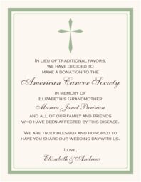 Christian Cross 02  Donation Cards