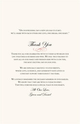 Poinsettia Wedding Programs