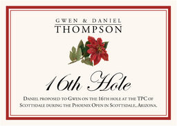 Poinsettia  Memorabilia Cards