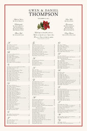 Poinsettia Seating Charts
