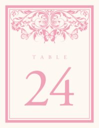 Chrysalis Table Numbers