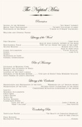 Gold Claddagh Wedding Programs