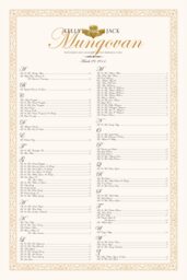 Gold Claddagh Seating Charts