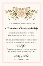 Colorful Shield of David Donation Cards