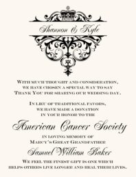 Crowned Donation Cards