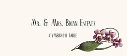 Cymbidium Place Cards