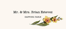 Daffodil Place Cards