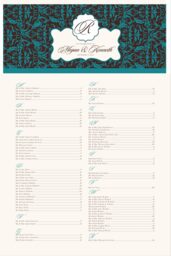 Daily Damask Seating Charts