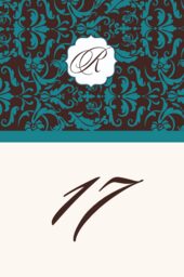 Daily Damask Table Numbers