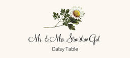 Assorted Flowers  Place Cards