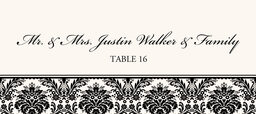 Damask Pattern Place Cards